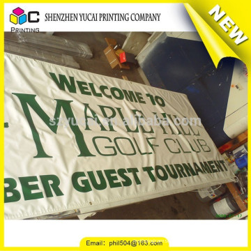 Fashionable design cusotm outdoor banner post and outdoor banner printing for sale